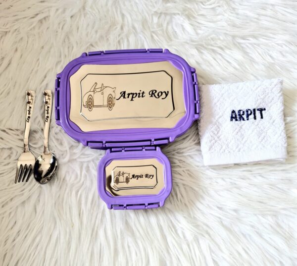 Customize Lunch Box with Napkin