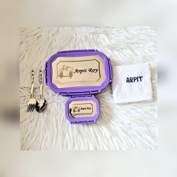 Customize Lunch Box with Napkin