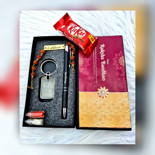 2025/06/1001348678.jpg Pen And Keychain Rakhi Combo