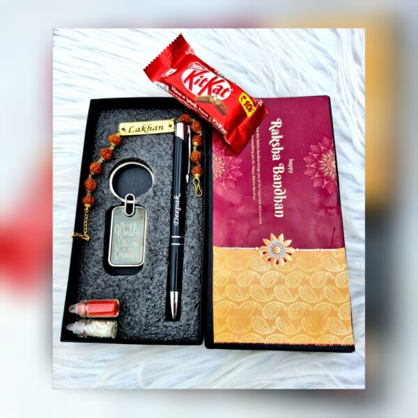 2025/06/1001348678.jpg Pen And Keychain Rakhi Combo