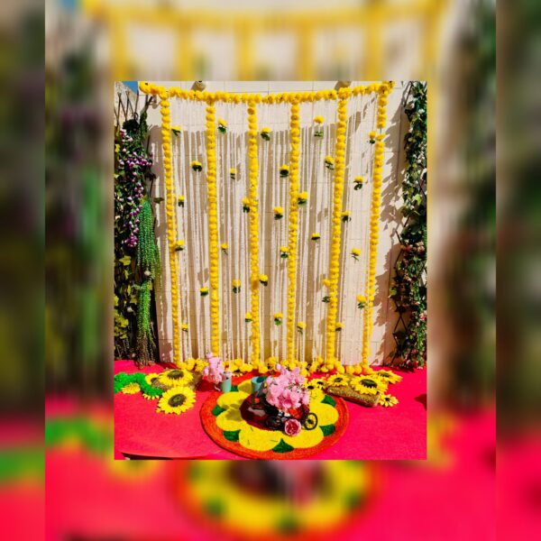 Diwali Backdrop and Rangoli Mate