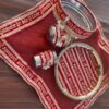 Decorative Karwachauth thali set